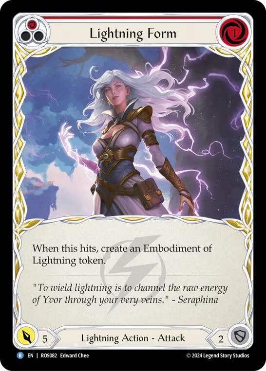 Lightning Form (Red) [ROS082] [Rosetta] Rainbow Foil