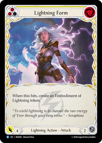 Lightning Form (Yellow) [ROS083] [Rosetta] Rainbow Foil