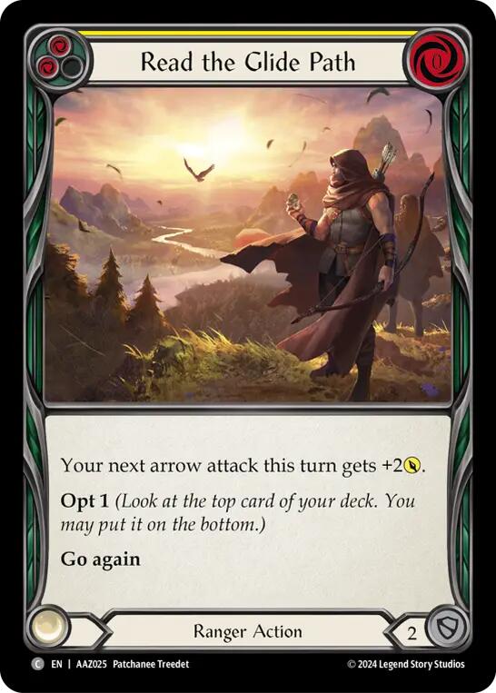 Read the Glide Path (Yellow) [AAZ025] [Armory Deck: Azalea]