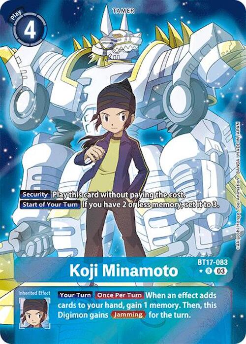 Koji Minamoto (Alternate Art) [BT17-083 R] [Secret Crisis] Foil