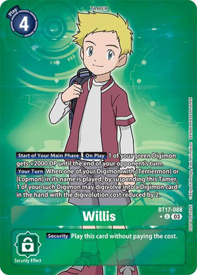 Willis (Box Promotion Pack: Secret Crisis) [BT17-088 U] [Secret Crisis] Foil