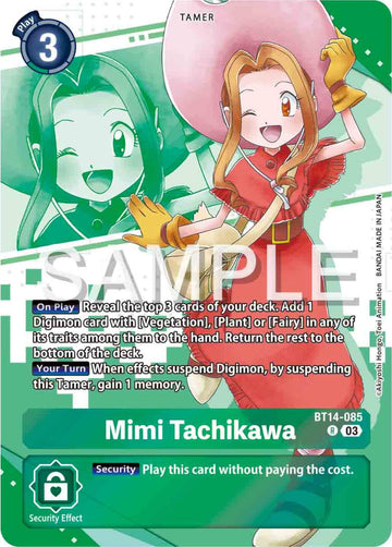 Mimi Tachikawa (Premium Heroines Set) [BT14-085 R] [Blast Ace] Foil