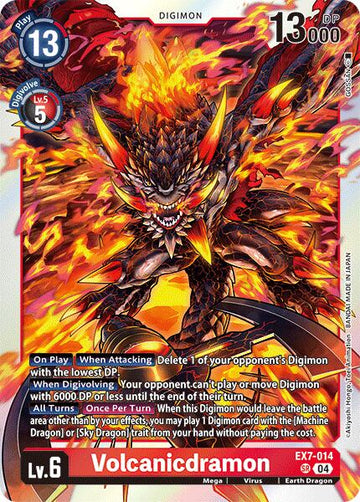 Volcanicdramon [EX7-014 SR] [Digimon LIBERATOR] Foil