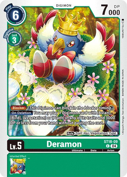 Deramon [ST18-09 C] [Starter Deck 18: Guardian Vortex]