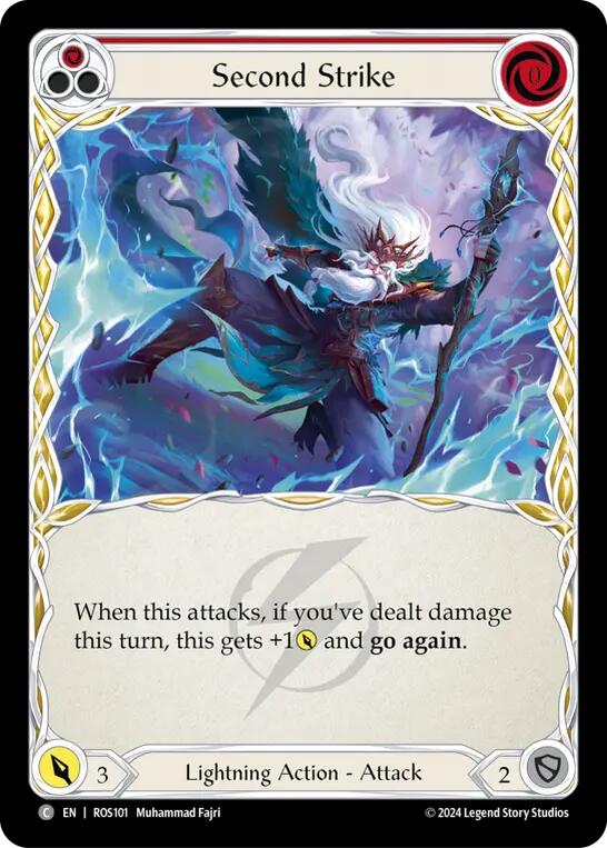 Second Strike (Red) [ROS101] [Rosetta] Rainbow Foil