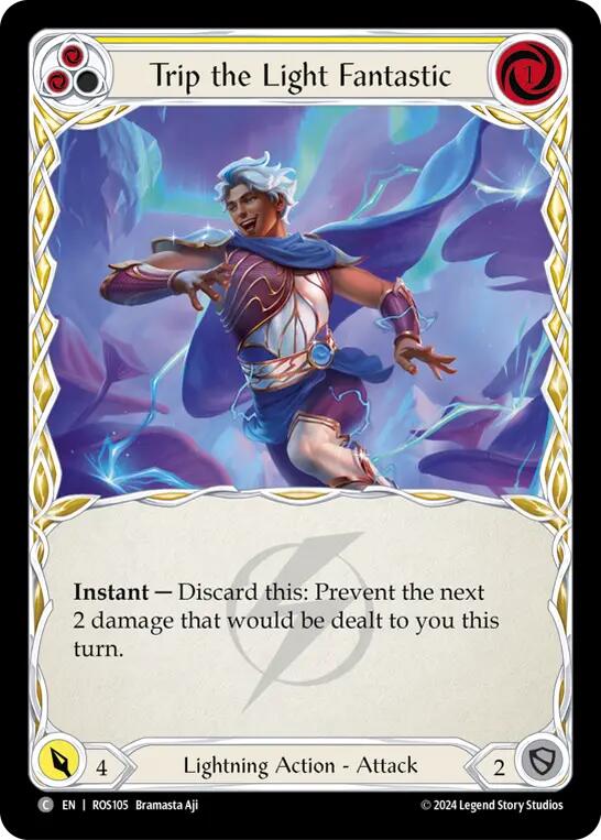 Trip the Light Fantastic (Yellow) [ROS105] [Rosetta] Rainbow Foil
