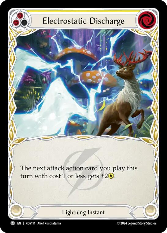 Electrostatic Discharge (Yellow) [ROS111] [Rosetta] Rainbow Foil