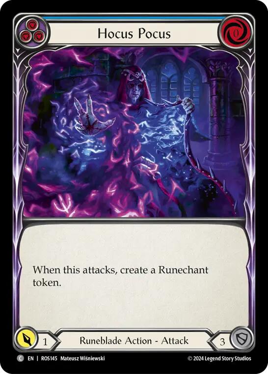 Hocus Pocus (Blue) [ROS145] [Rosetta] Rainbow Foil