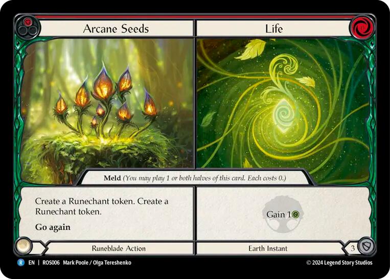 Arcane Seeds // Life [ROS006] [Rosetta] Rainbow Foil