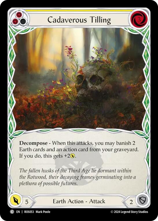 Cadaverous Tilling (Yellow) [ROS053] [Rosetta] Rainbow Foil