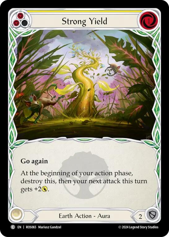 Strong Yield (Yellow) [ROS065] [Rosetta] Rainbow Foil