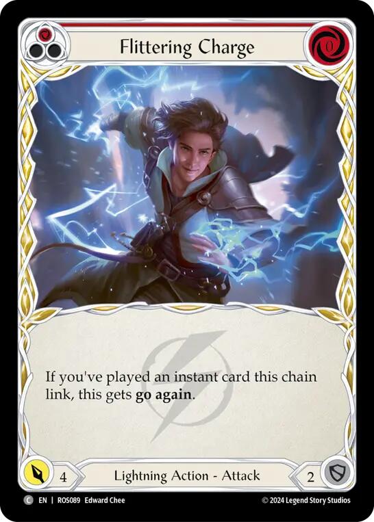 Flittering Charge (Red) [ROS089] [Rosetta] Rainbow Foil
