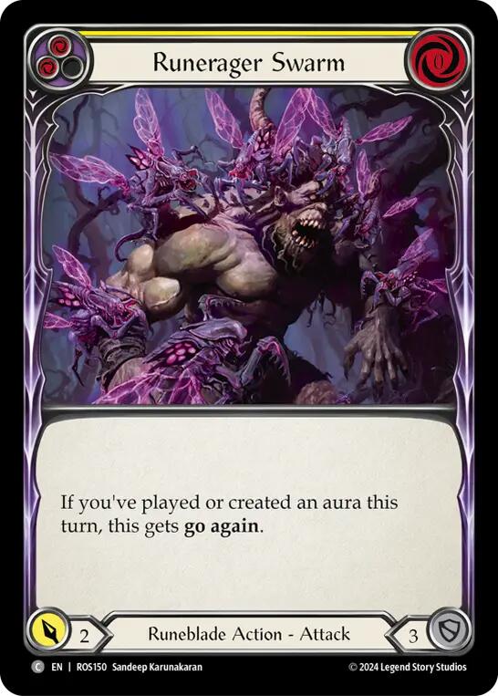 Runerager Swarm (Yellow) [ROS150] [Rosetta] Rainbow Foil