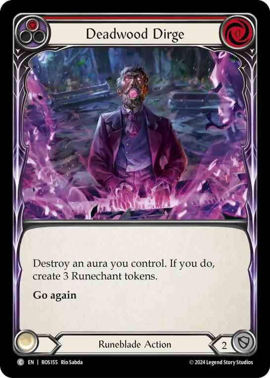 Deadwood Dirge (Red) [ROS155] [Rosetta] Rainbow Foil