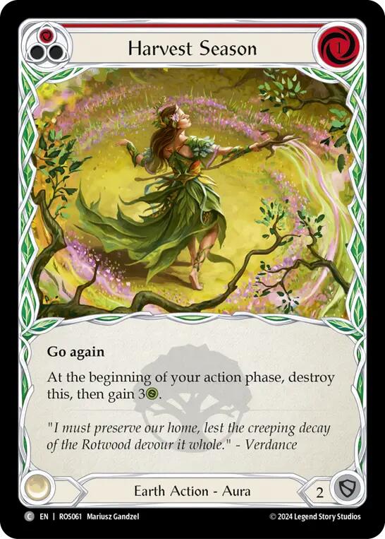 Harvest Season (Red) [ROS061] [Rosetta] Rainbow Foil
