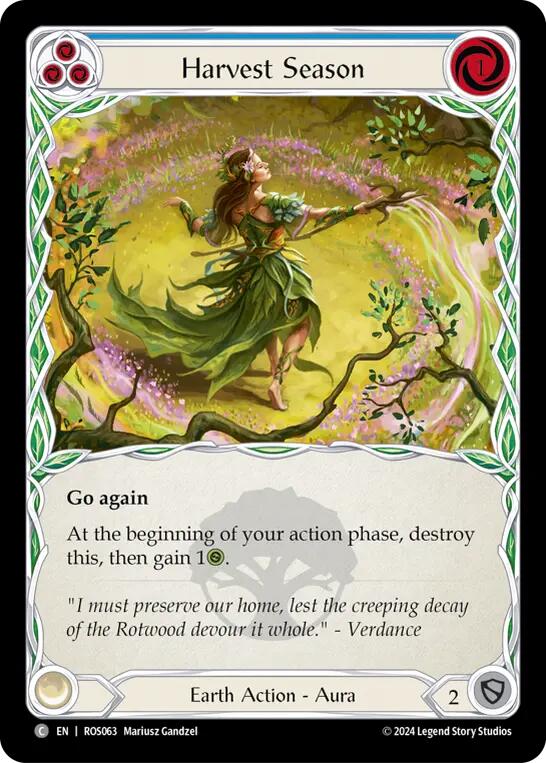 Harvest Season (Blue) [ROS063] [Rosetta] Rainbow Foil