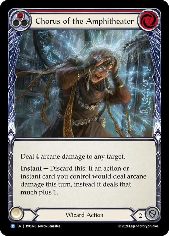 Chorus of the Amphitheater (Red) [ROS170] [Rosetta] Rainbow Foil