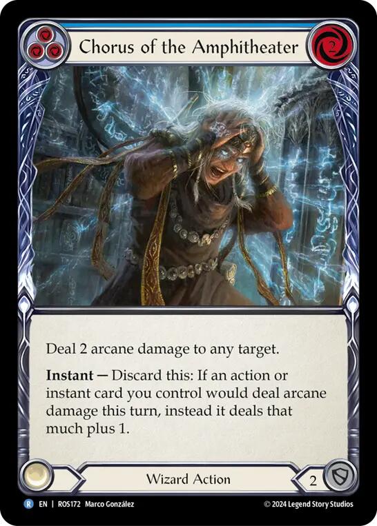 Chorus of the Amphitheater (Blue) [ROS172] [Rosetta] Rainbow Foil