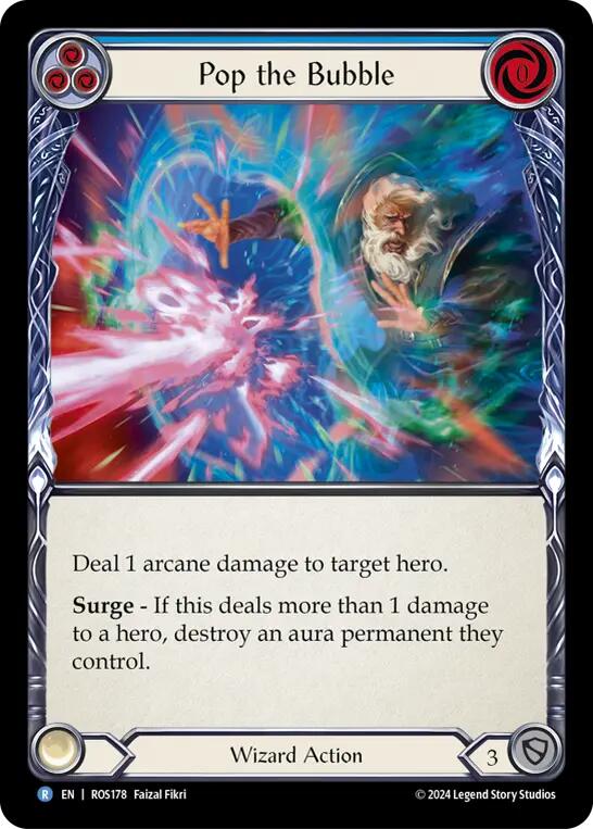 Pop the Bubble (Blue) [ROS178] [Rosetta] Rainbow Foil