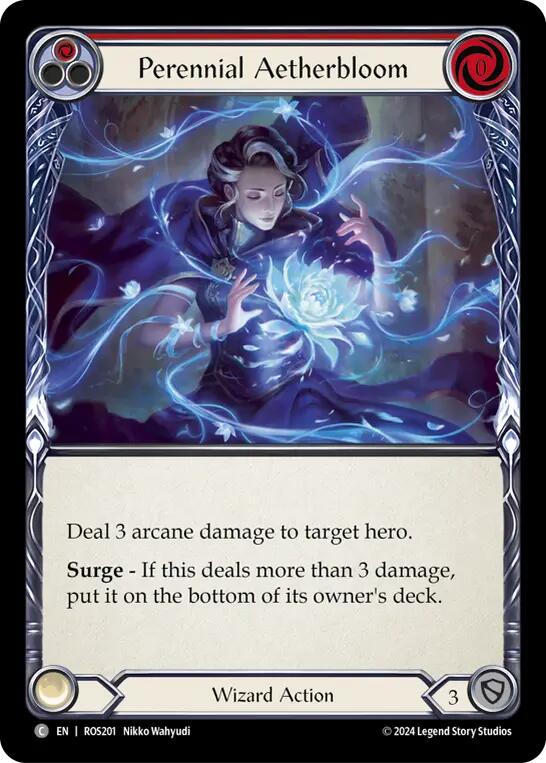 Perennial Aetherbloom (Red) [ROS201] [Rosetta] Rainbow Foil