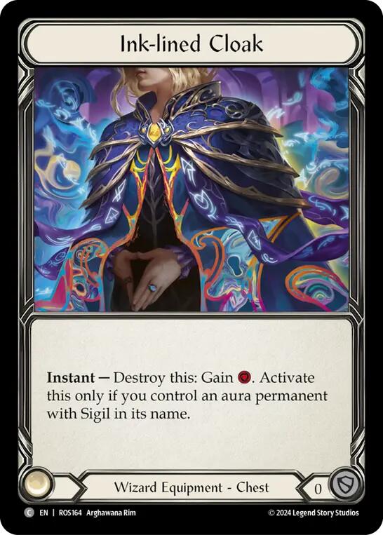 Ink-lined Cloak [ROS164] [Rosetta] Cold Foil