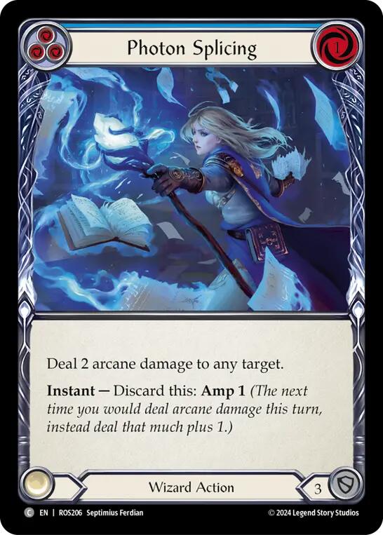Photon Splicing (Blue) [ROS206] [Rosetta] Rainbow Foil