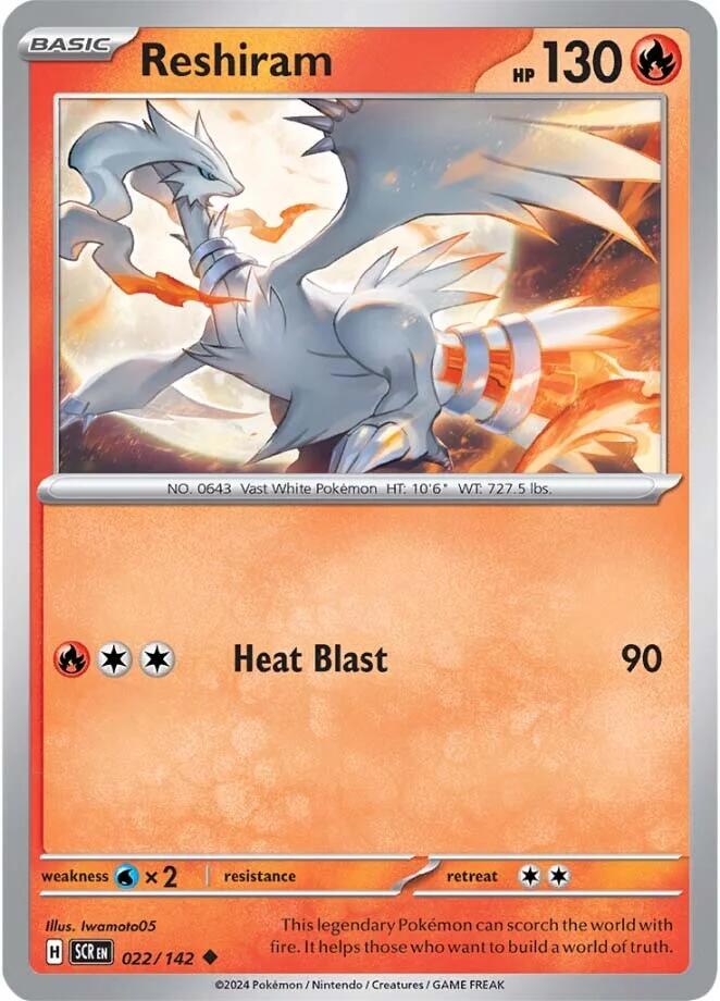 Reshiram [022/142] - (Stellar Crown)
