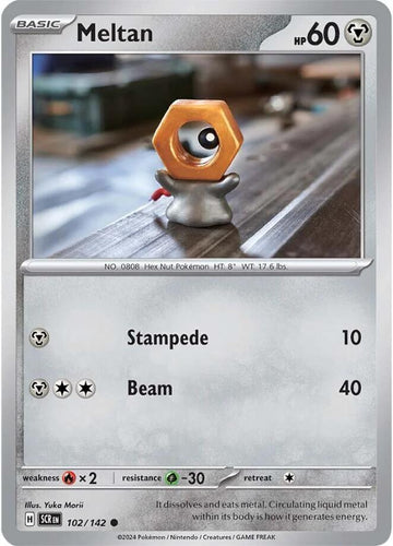 Meltan [102/142] - (Stellar Crown) Reverse Holofoil