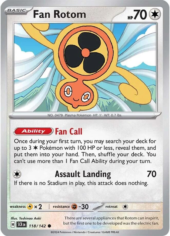 Fan Rotom [118/142] - (Stellar Crown)
