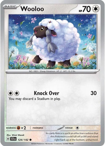 Wooloo [124/142] - (Stellar Crown) Reverse Holofoil