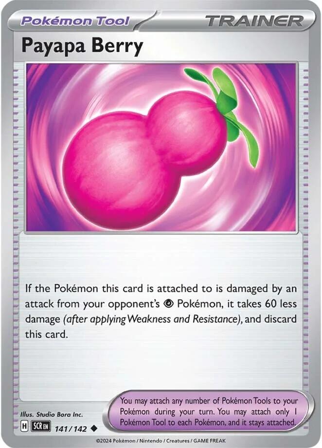 Payapa Berry [141/142] - (Stellar Crown) Reverse Holofoil
