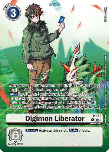 Digimon Liberator - P-151 (Legend Pack 2024) [P-151 P] [Digimon Promotion Cards] Foil