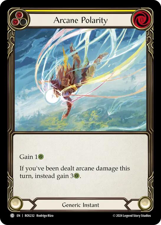 Arcane Polarity (Yellow) [ROS232] [Rosetta] Rainbow Foil