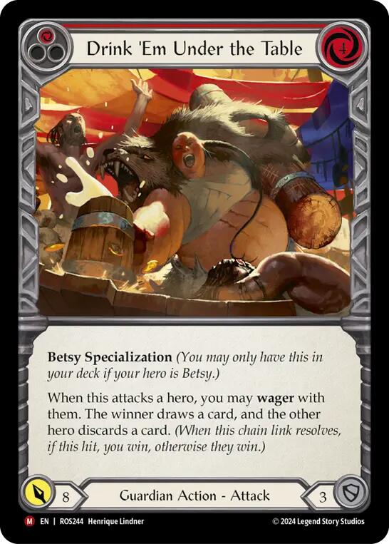 Drink 'Em Under the Table [ROS244] (Rosetta) Rainbow Foil