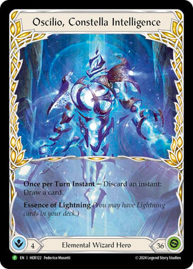 Oscilio, Constella Intelligence - HER122 [HER122] (Flesh and Blood: Promo Cards) Rainbow Foil