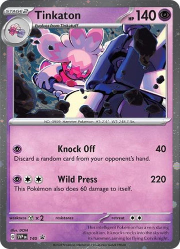 Tinkaton - 140 (Cosmo Holo) [140] [Scarlet & Violet Promo Cards] Holofoil