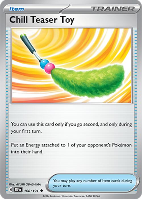 Chill Teaser Toy [166/191] - (Surging Sparks) Reverse Holofoil