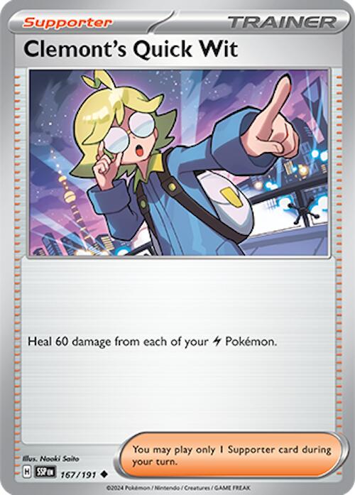 Clemont's Quick Wit [167/191] - (Surging Sparks)