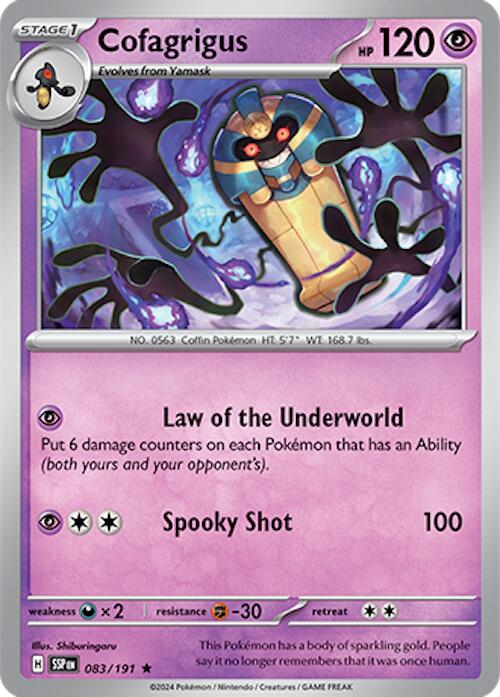 Cofagrigus [083/191] - (Surging Sparks) Reverse Holofoil