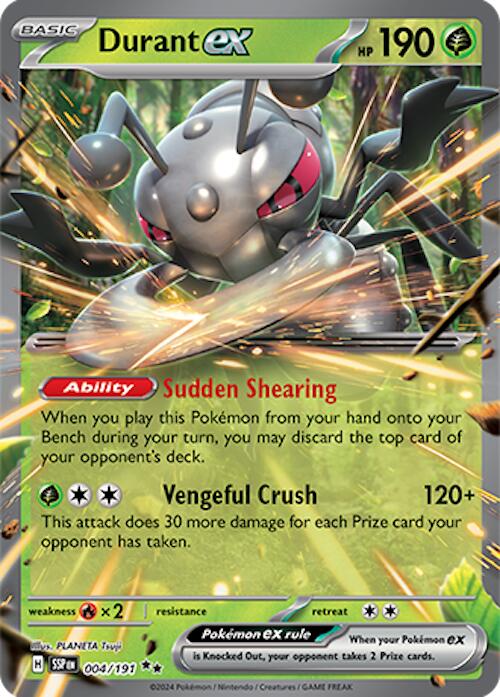 Durant ex [004/191] - (Surging Sparks) Holofoil