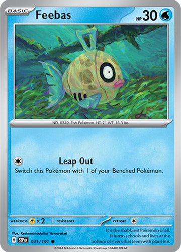 Feebas [041/191] - (Surging Sparks) Reverse Holofoil