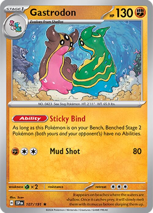 Gastrodon [107/191] - (Surging Sparks) Holofoil