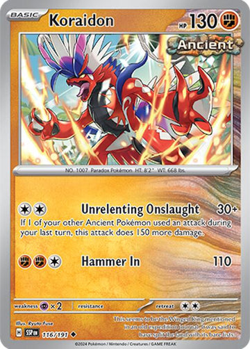 Koraidon [116/191] - (Surging Sparks) Reverse Holofoil
