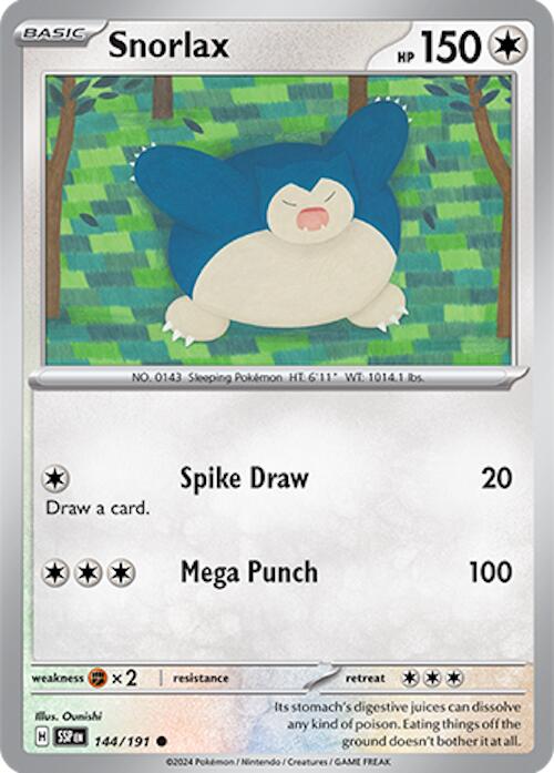 Snorlax [144/191] - (Surging Sparks)