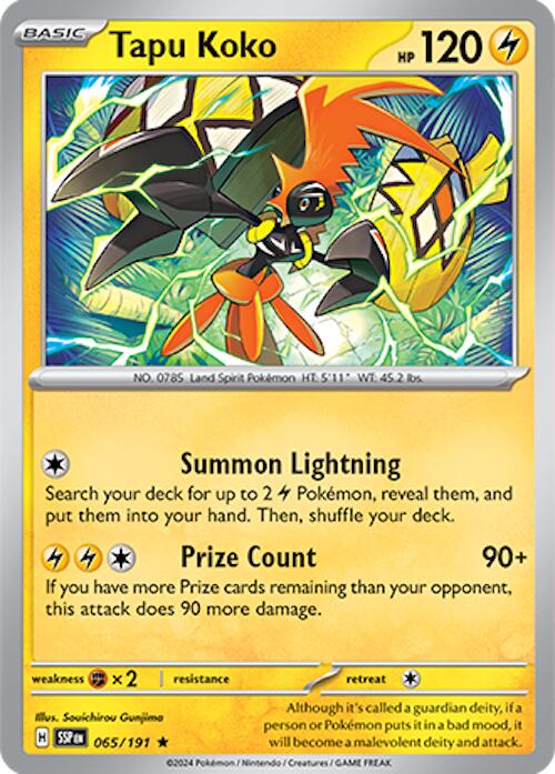 Tapu Koko [065/191] - (Surging Sparks) Holofoil