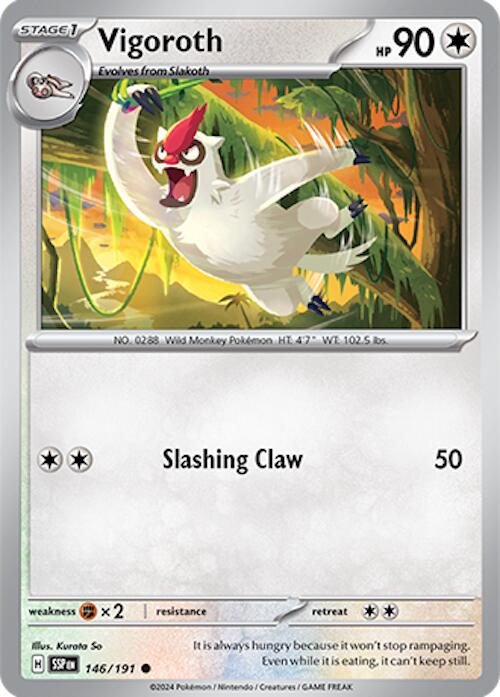 Vigoroth [146/191] - (Surging Sparks) Reverse Holofoil