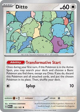Ditto - 132/165 (Non-Holo) [132/165] [Scarlet & Violet 151]