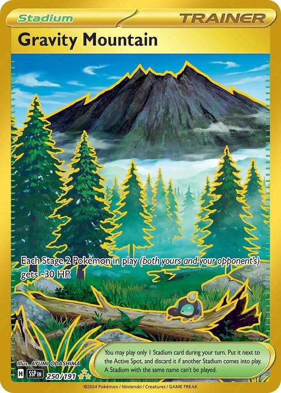 Gravity Mountain - 250/191 [250/191] - (Surging Sparks) Holofoil