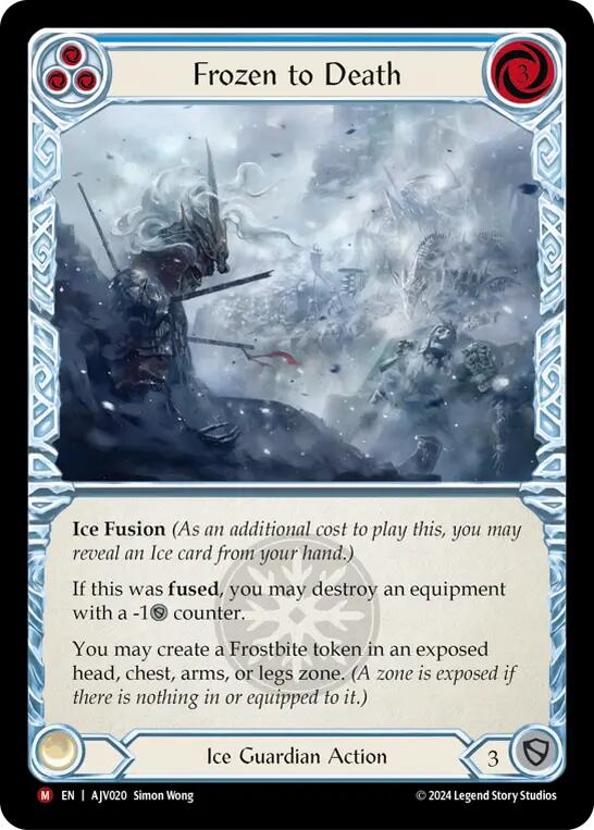 Frozen to Death [AJV020] [Armory Deck: Jarl Vetreidi] Rainbow Foil