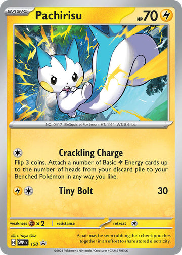 Pachirisu - 158 [158] [Scarlet & Violet Promo Cards] Holofoil